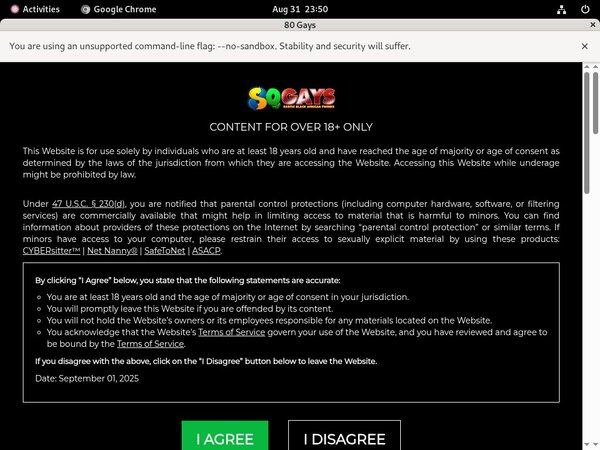 80gays Working Password