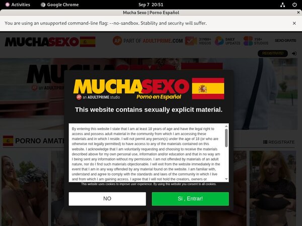 Account Muchasexo.com Gratis