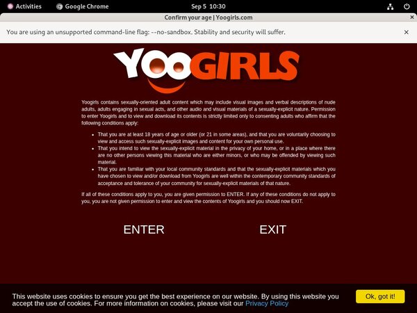 Accounts For Yoogirls.com