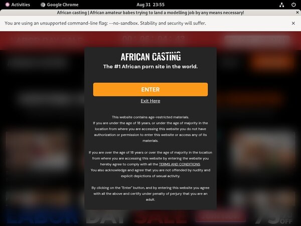 African Casting Password Account