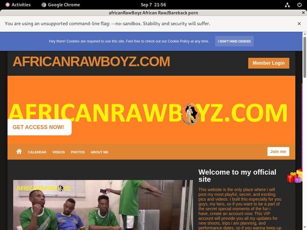 AfricanRawBoyz Account Membership