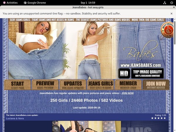 Babes Jeans Passwords