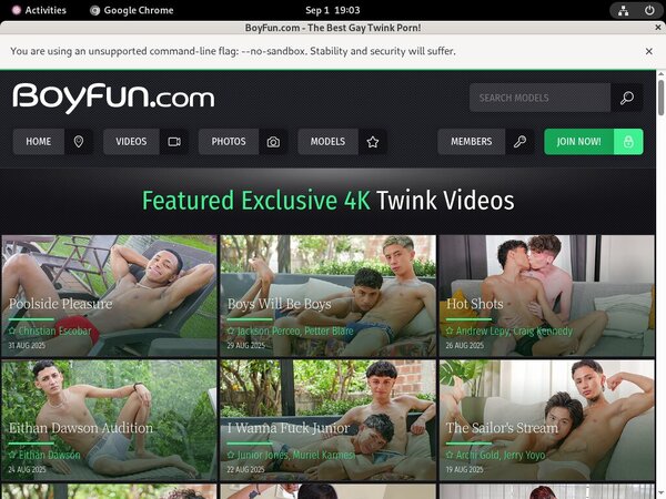 Boyfun Login Passwords