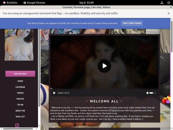 Discount Courtnie Sign Up