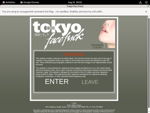 Discount Tokyofacefuck.com Tour