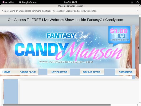 Fantasy Girl Candy Discount Special