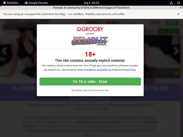 Femout XXX Trial Membership $1