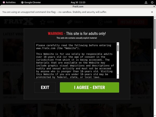 Fraternityx Mobile Passwords