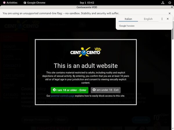 Free Account To Cento X Cento Vod Free Account To Cento X Cento Vod