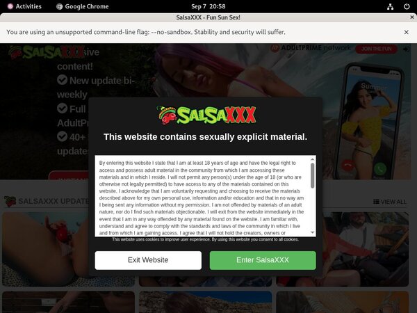 Free Salsa XXX Trial Membership Free Salsa XXX Trial Membership