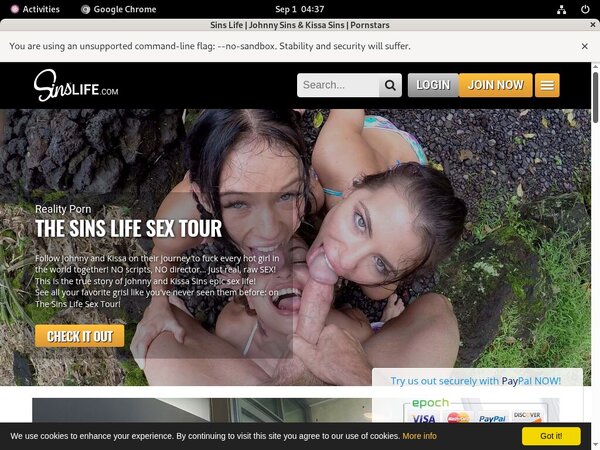 Free Sins Life Account