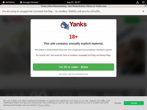 Free Yanks Mobile Login