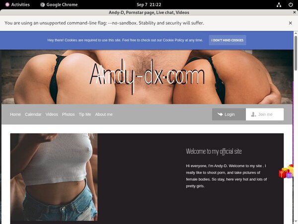 Get Andy-d.modelcentro.com Trial Membership
