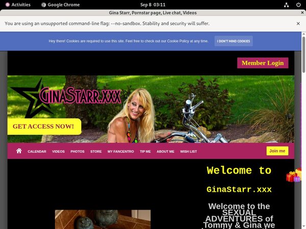 GinaStarr Credits