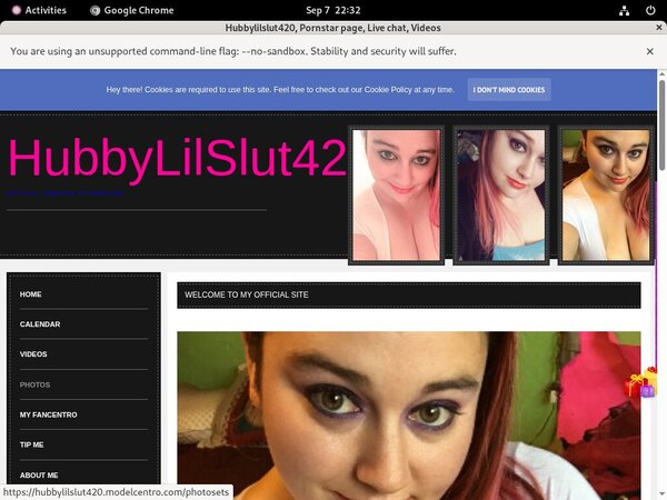 Hubbylilslut420.modelcentro.com Checkout Page
