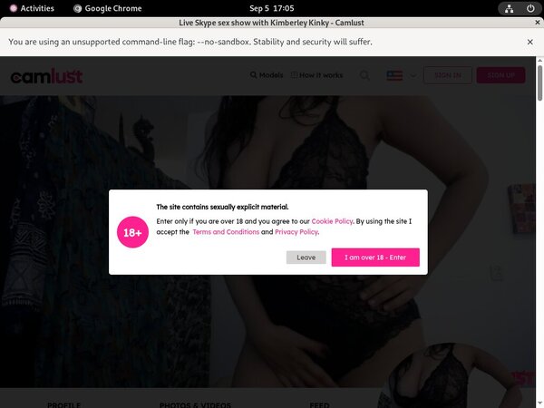 Kimberley Kinky Premium Accounts