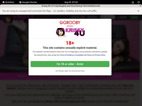 Krissy4u Free Sign Up