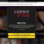 Ladyboy Pussy Free Trial Member