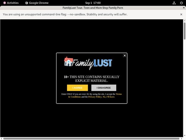 Mobile Familylust.com Account