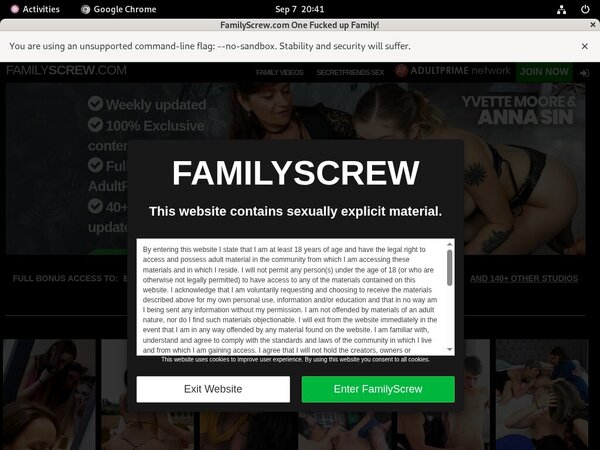 New Family Screw Discount Offer