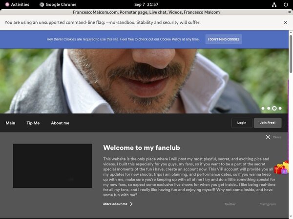 New FrancescoMalcom.com Password New FrancescoMalcom.com Password