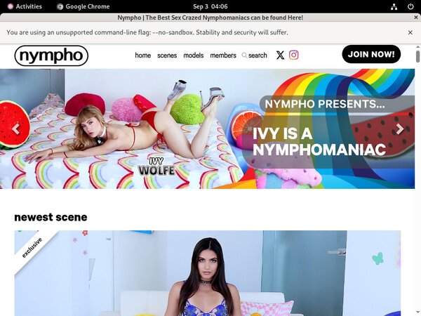 Nympho.com Free Trial Discount