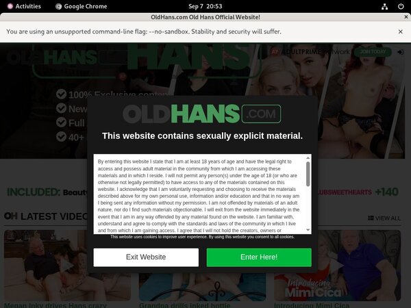 Oldhans.com Join