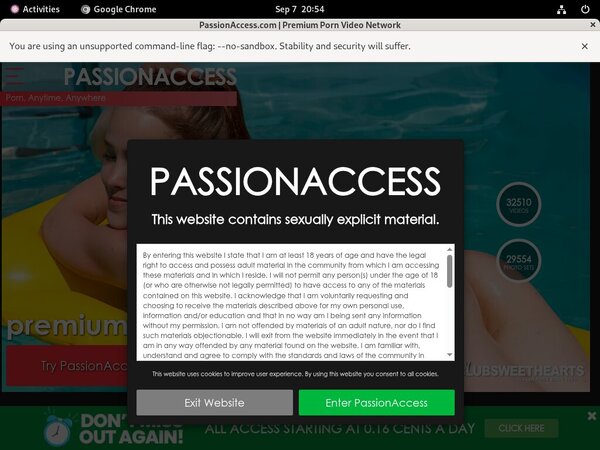 Passion Access Porn Accounts