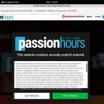 Passionhours Register Form