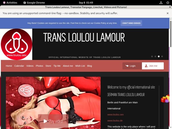 Pay Pal Trans Loulou Lamour