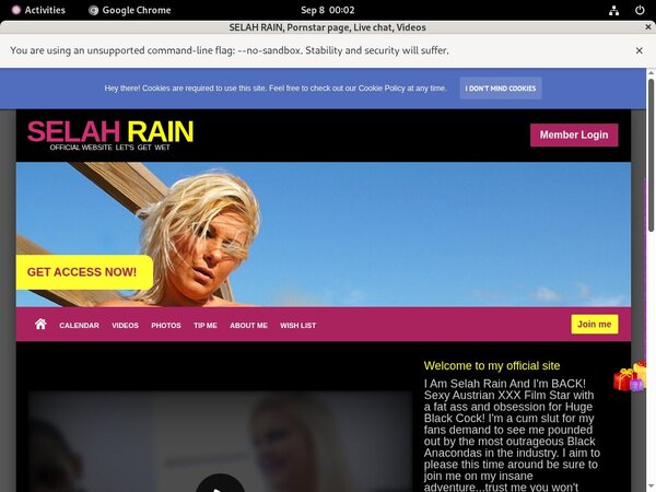 SELAH RAIN Netcash