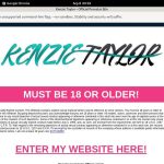 Sign Up For Kenzie Taylor