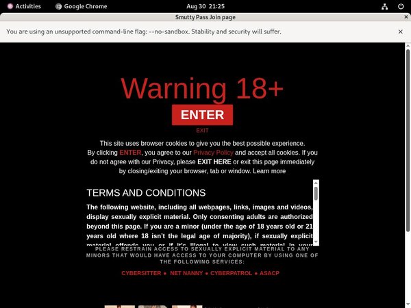 Signup Smutty Pass Paypal