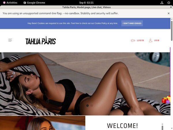 Tahliaparis.com Accounts Password