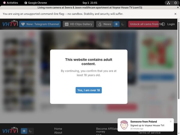 Use Paypal Voyeur-house.tv