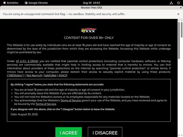 Workin Men XXX Account List Workin Men XXX Account List