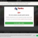 Yanks Mobile Password Site