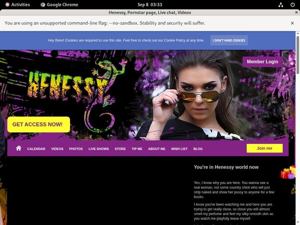 Free Henessy Membership Account